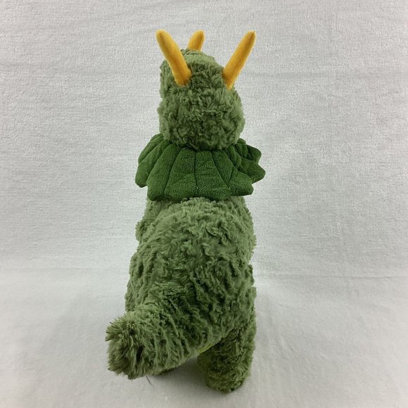 Sound And Light Animatronics Green Dragon Horns Wings No Leash Walks Roars - Picture 6 of 12